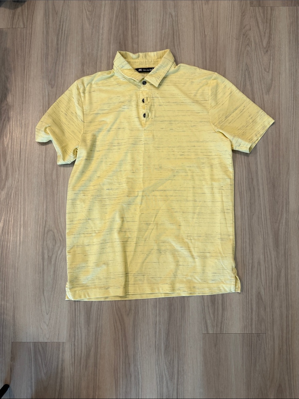 Men's Short Sleeve Polo Shirt - Yellow